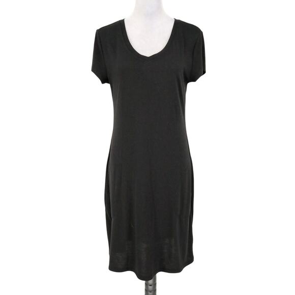 Marc New York Dresses & Skirts - Marc New York Dress Womens Medium Black Stretch Knit T-shirt Casual Pullover